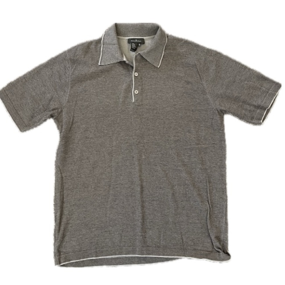 Zegna Cotton Beige Short Sleeve Polo